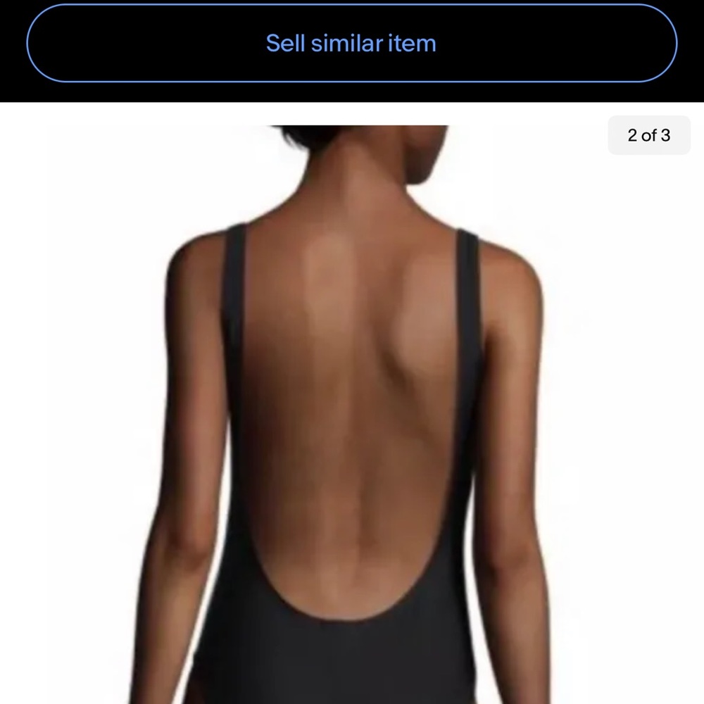 Adidas Logo One Piece  Swim Suit Size M